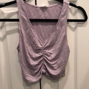 Lavender crop top